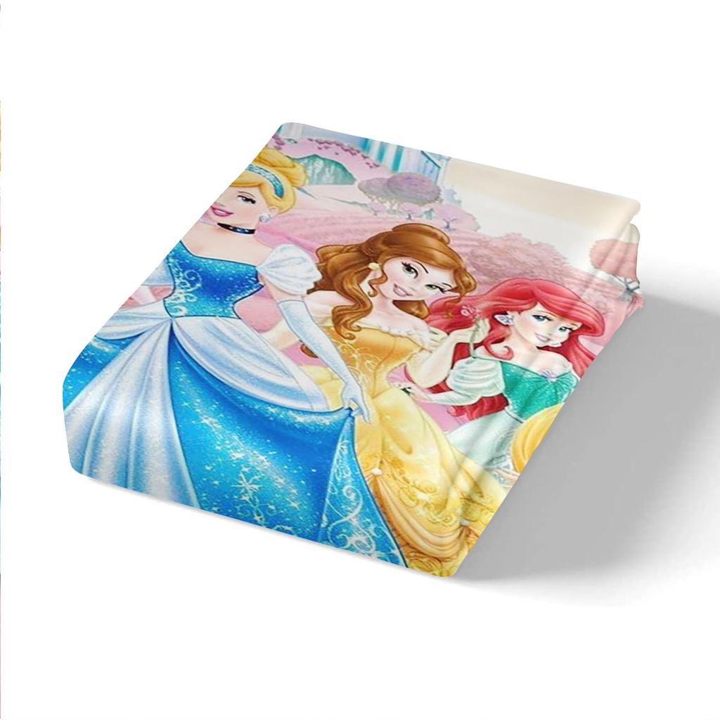 Princess Series 100% Polyester Duvet Cover Set Home Decor Bedding Comforter Sets 3D Children'S Bedding Set 3-Piece