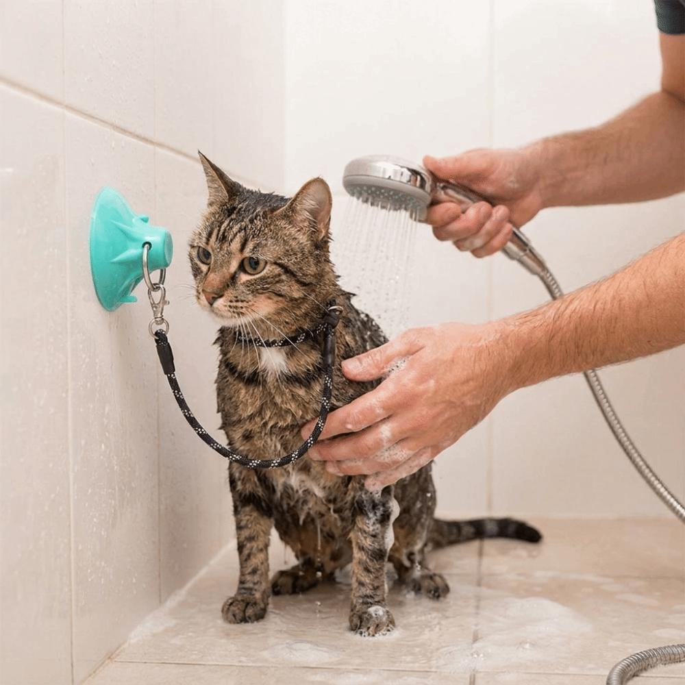 Anti Movement Pet Bath Holder Adjustable Dog Bathing Fixer Pet Shower Fixed Collar for Cats Dogs
