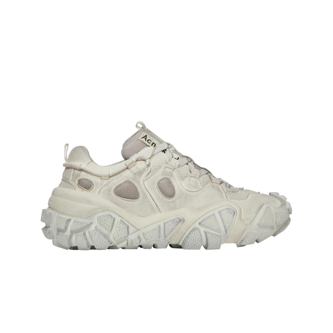 

(w) Acne Studios Bolzter Tumbled Sneakers White EU 41W
