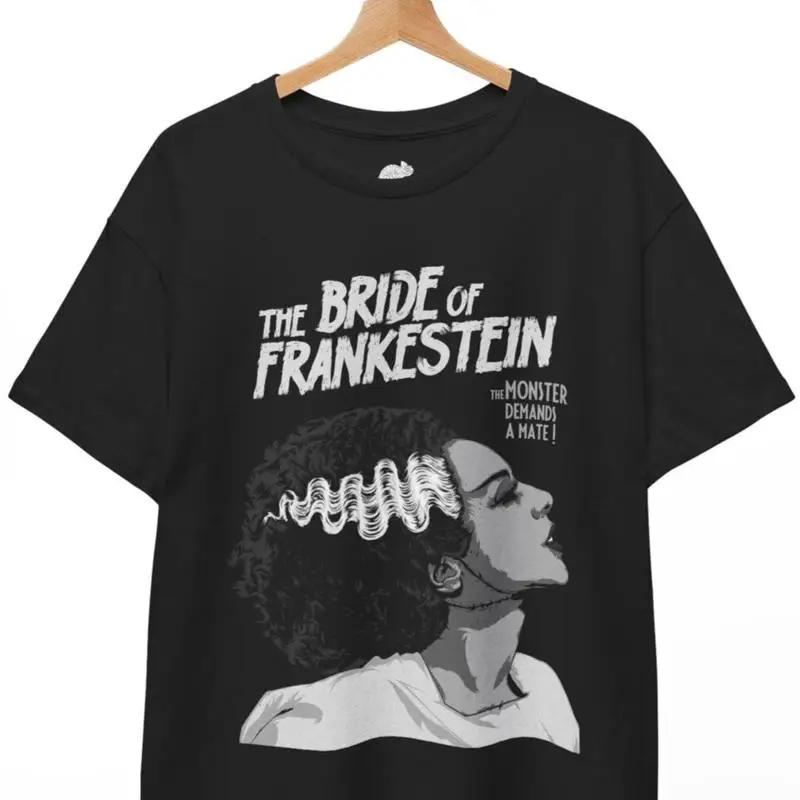 The Bride Of Frankenstein Tee,Frankenstein Horror Monster Movie Unisex T-Shirt S