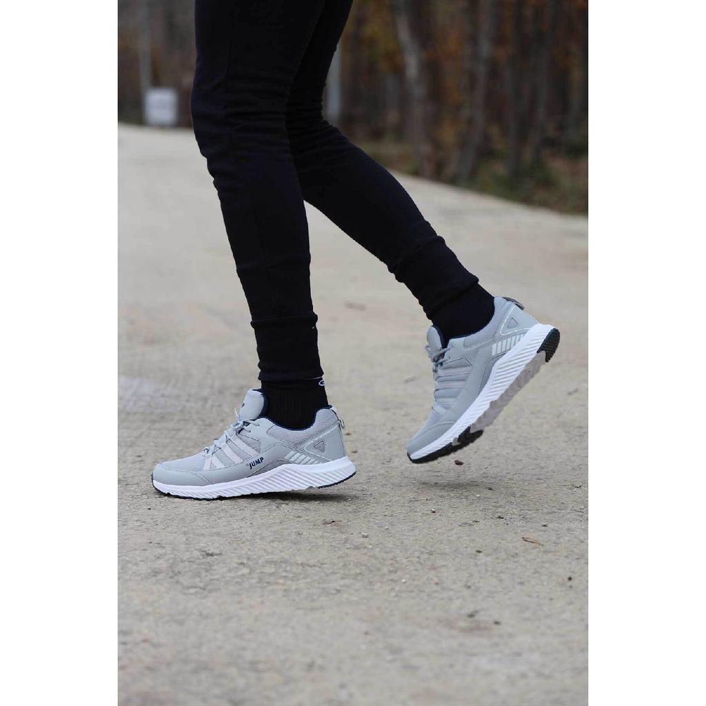 24865 Světle šedá - námořnická modrá pánské tenisky pro volný čas, sportovní obuv