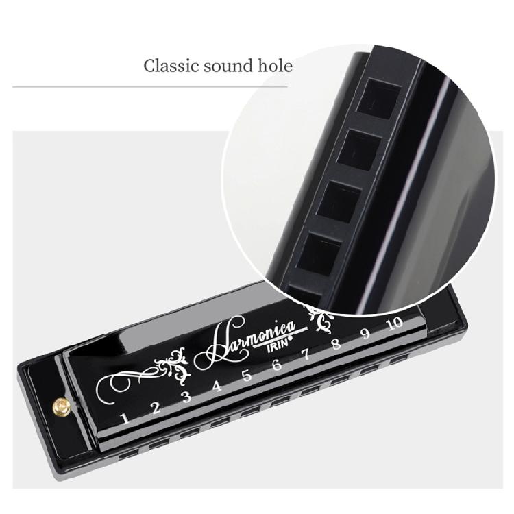 Blues Harps Mouth Organ 10 Holes 20 Tones Harmonica for Beginners, Professionals