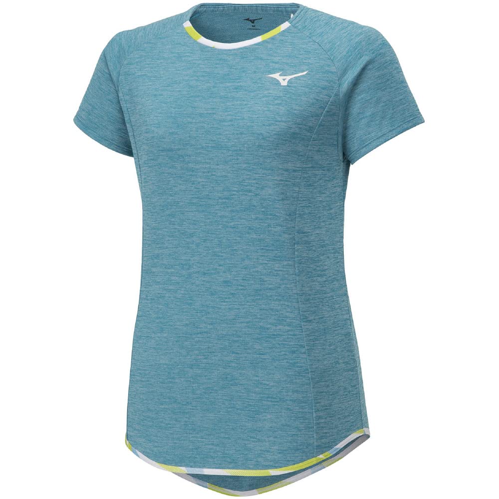 

Mizuno Badminton Game Short Easy to Move Enamel Size S Shirt, Sleeve, Anti-sticky, in, Women s, Blue, (72MAA205)