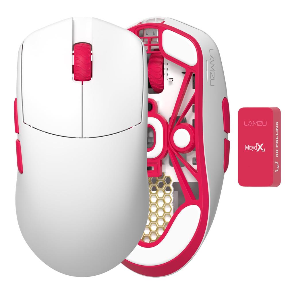 LAMZU MAYA X REJECT Model [Includes 8K Dongle] Wireless Gaming Mouse, Lightweight, 47g, Type-C Charging, Reject X Lamzu REJECT SPECIAL EDITION