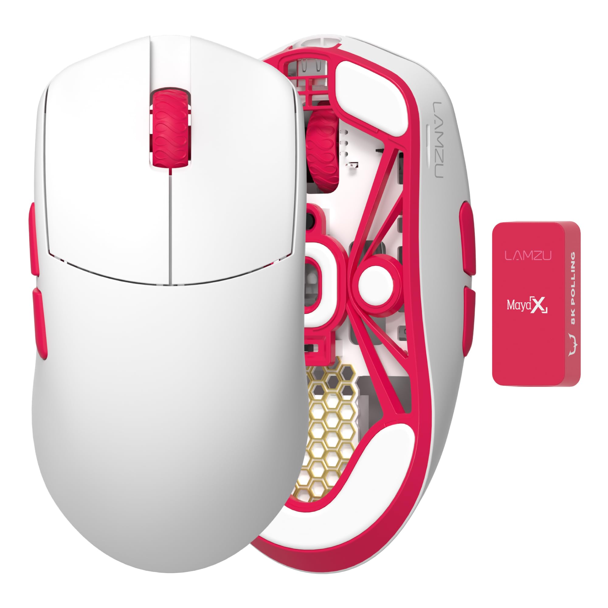 

LAMZU MAYA X REJECT Model [Includes 8K Dongle] Wireless Gaming Mouse, Lightweight, 47g, Type-C Charging, Reject x Lamzu REJECT SPECIAL EDITION