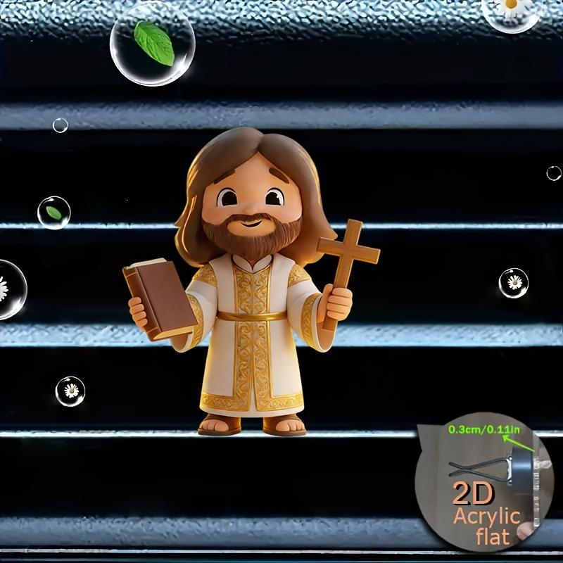 

Cute Cartoon 2D Acrylic Car Air Vent Clips Religious Auto Air Freshener Clips For Car Interior Decoration