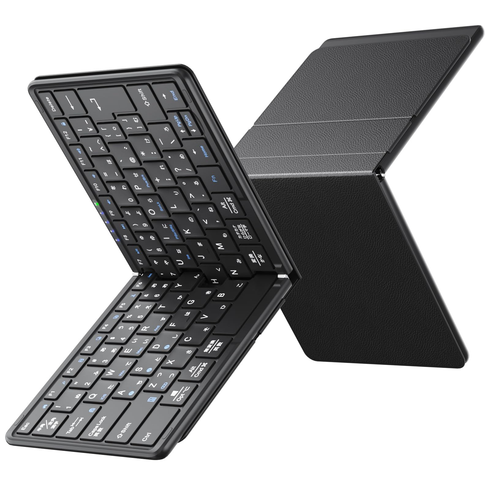 

Innovative Omikamo Keyboard Wireless Foldable JIS Standard Japanese Layout Keyboard Bluetooth Compatible Full Size Pandagraph Rechargeable Compact чорний