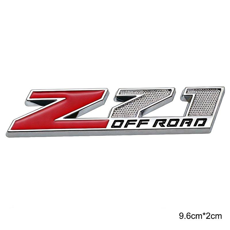 1Pc 3D Metal Car Fender Side Rear Trunk Emblem Badge Sticker Accessories