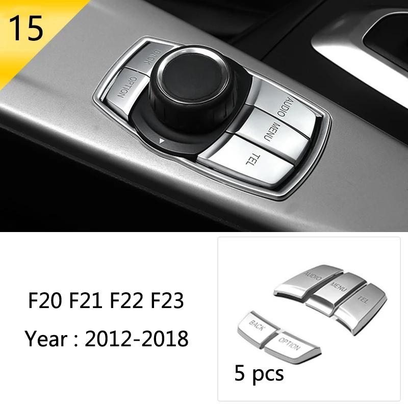 Carbon For BMW 1 2 Series F20 F21 F22 F23 Transmission Internal Air Conditioning CD Panel Door Armrest Decorative Sticker