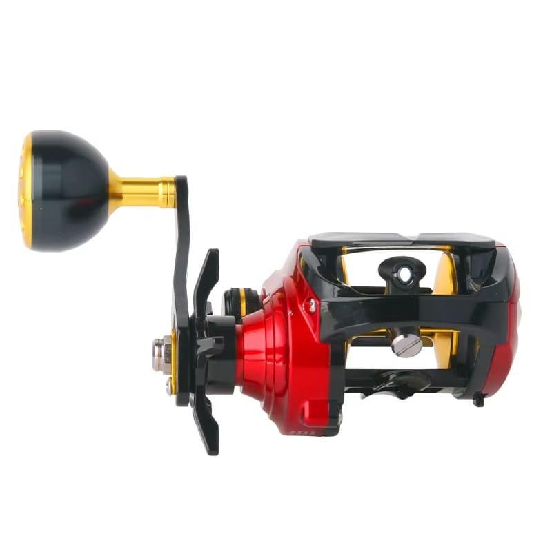 DEUKIO Ny agn fiskesnelle 8+1BB 6.4:1 høyhastighets langdistanse forsvarsfiskesnelle Ferskvann sjøvann Sakterystende jernplate fiskesnelle