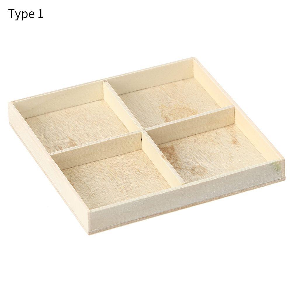 Schmuck Display Palette Lagerung Holz Box Desktop Organizer Bonsai Halter Blumentopf Holz Tablett