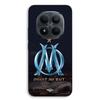 Phone Case - MANIACASE - Xiaomi Redmi Note 15 Pro 5G - Silicone TPU - Blue and Gold OM Logo - Black