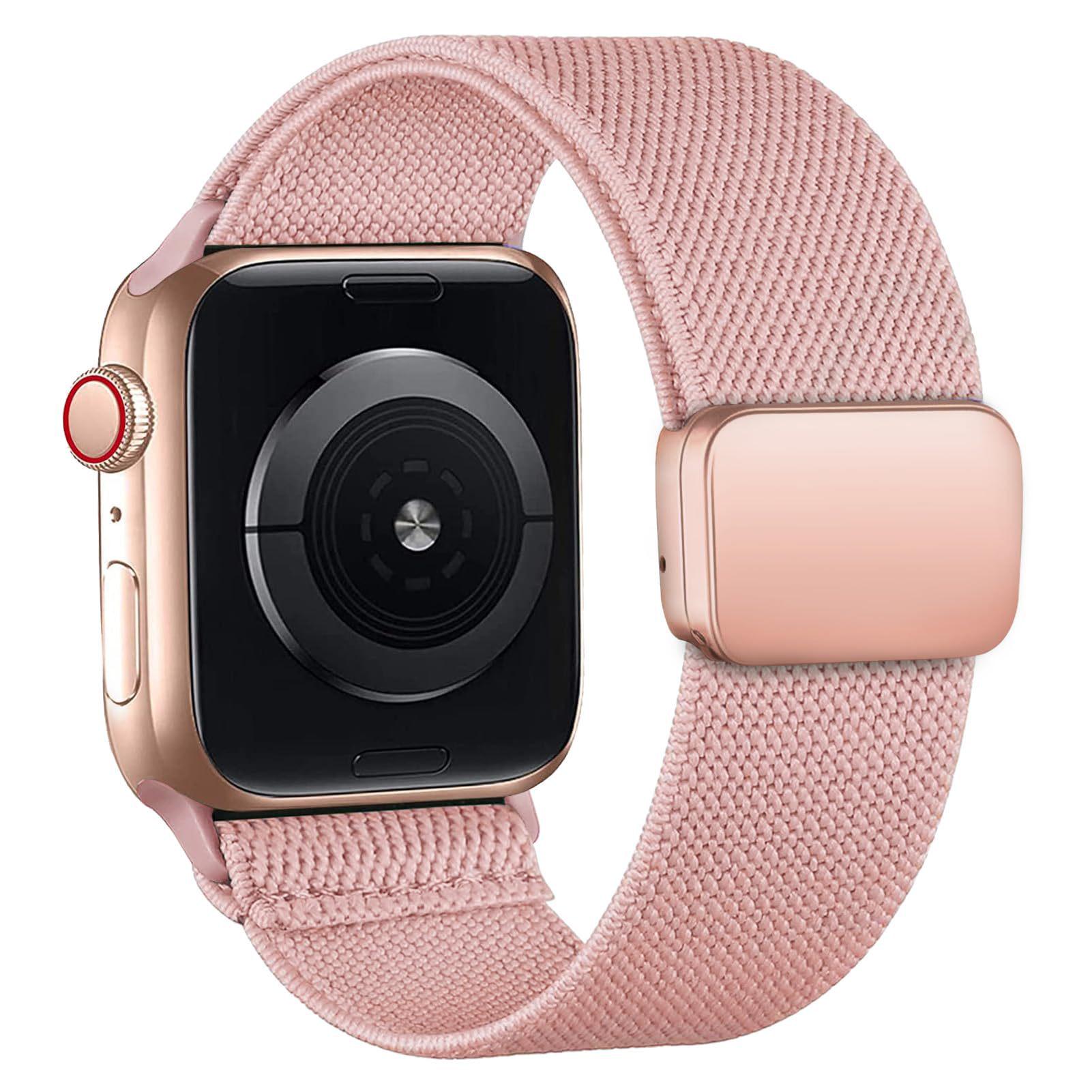 

Elastic Magnetic Buckle Strap for Apple S11/iWatch 4567 42/44/45/46/49 mm
