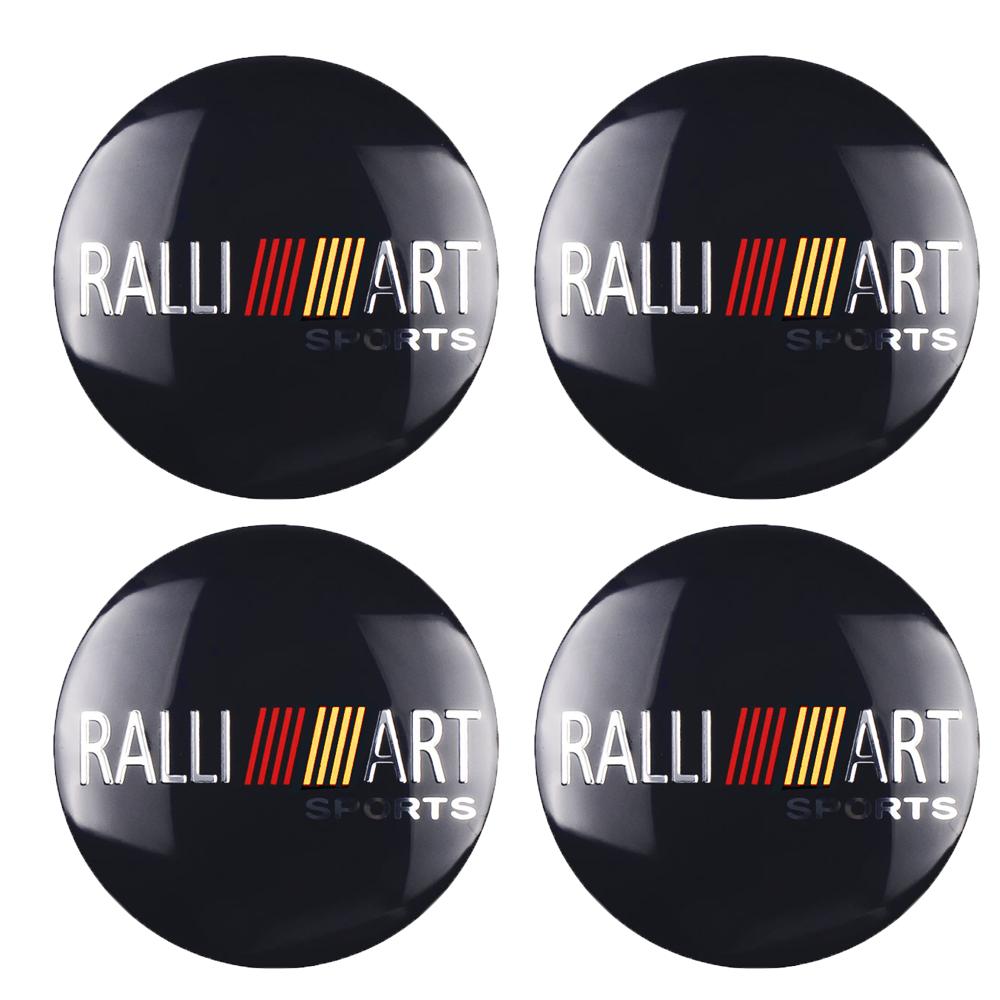 4PCS 56/60mm Car Styling Wheel Center Hub Caps Rim Cover Badge Emblem Sticker For Mitsubishi Lancer Asx Outlander 3 L200 Pajero
