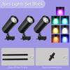 Track Light LED RGB Color Set Stage Lighting Fixture Lamps 220V Rail Ceiling Spot Led Disco Lights Decoration Bedroom Track Lamp