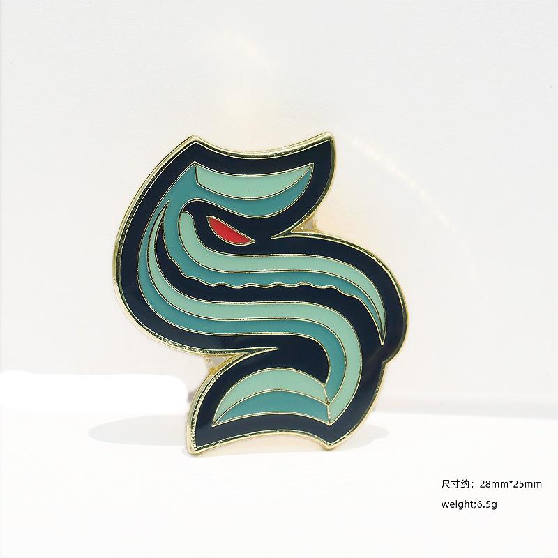 Team Enamel Brooch Pin for Fan Apparel Accessories