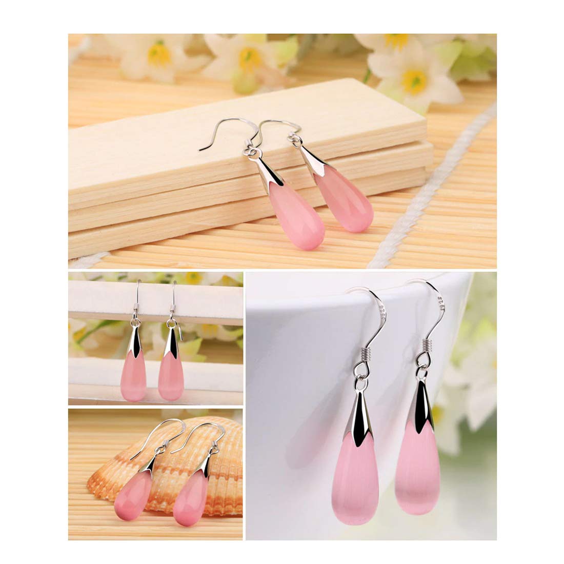 

Серьги из стерлингового серебра с жемчужными каплями для девочек и женщин