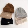Korean Style Beanies Soft Pullover Cap Cute Knitted Hat  Winter