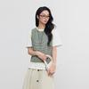 Elva's Island Women's Color-block Striped Knit Vest