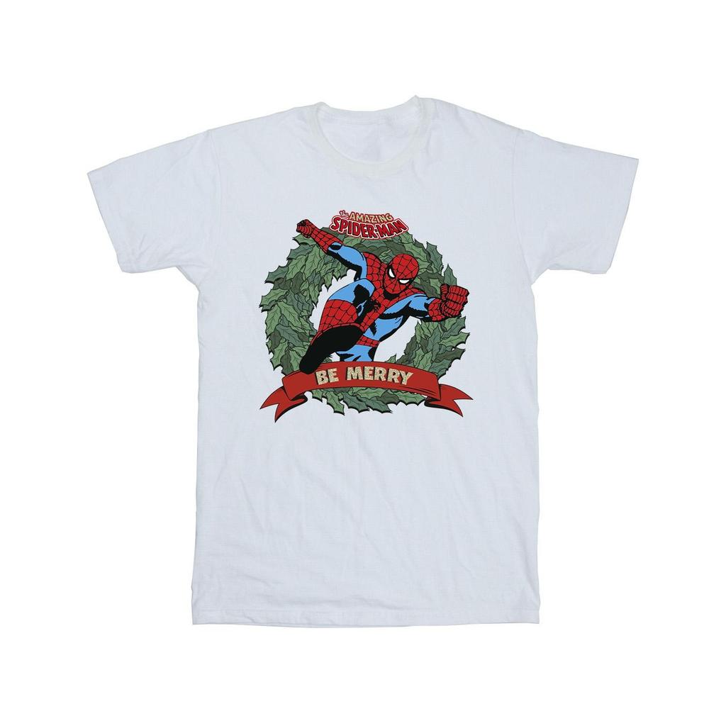Spider-Man Girls Be Merry Cotton T-Shirt