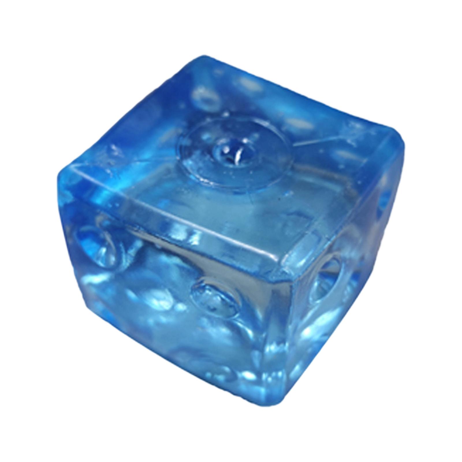

Squishy Dice Stress Relief Toy Soft Molded Maltose Candy Texture Sensory Fidget Toy for Kids and Adults Durable Non-Toxic Material синий