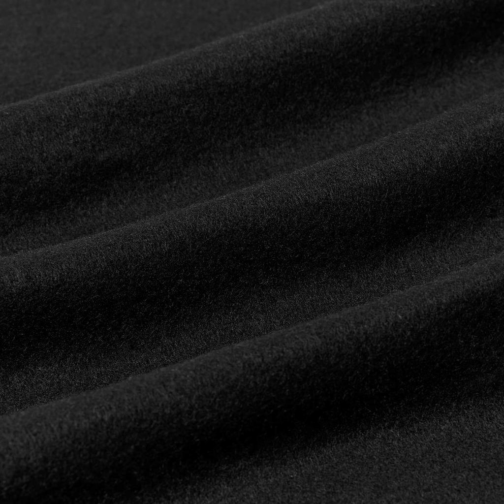 Black Throw Blanket 170 X 130 Cm Fleece