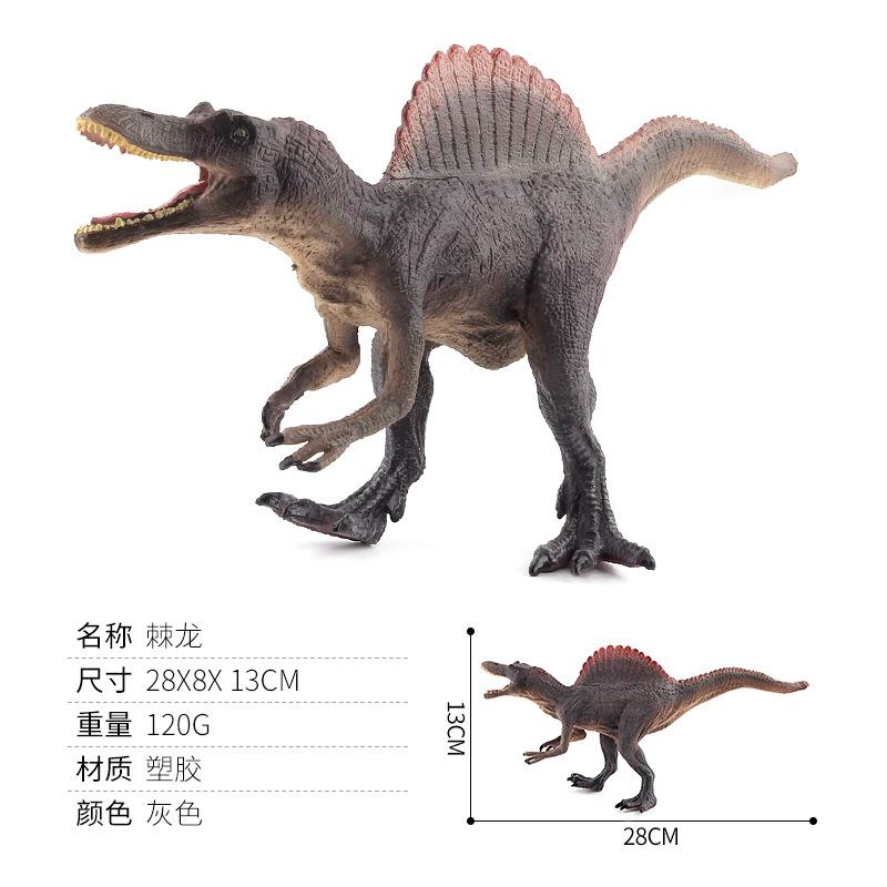 Dinosaurs World Triceratops  Tyrannosaurus Spinosaurus Triceratops Rex Plastic Static Dinosaur Animal Model Toy Kids Gift