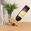 Semplice Portabottiglie in Legno Creativo Porta Bicchieri da Birra Espositore Ornamenti Domestico Portabottiglie Whiskey Champagne Decorazioni per Feste Articoli da Bar Durevole