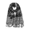Thickened Paisley Jacquard Scarf Windproof Bohemia Poncho Hijab  Women/Men