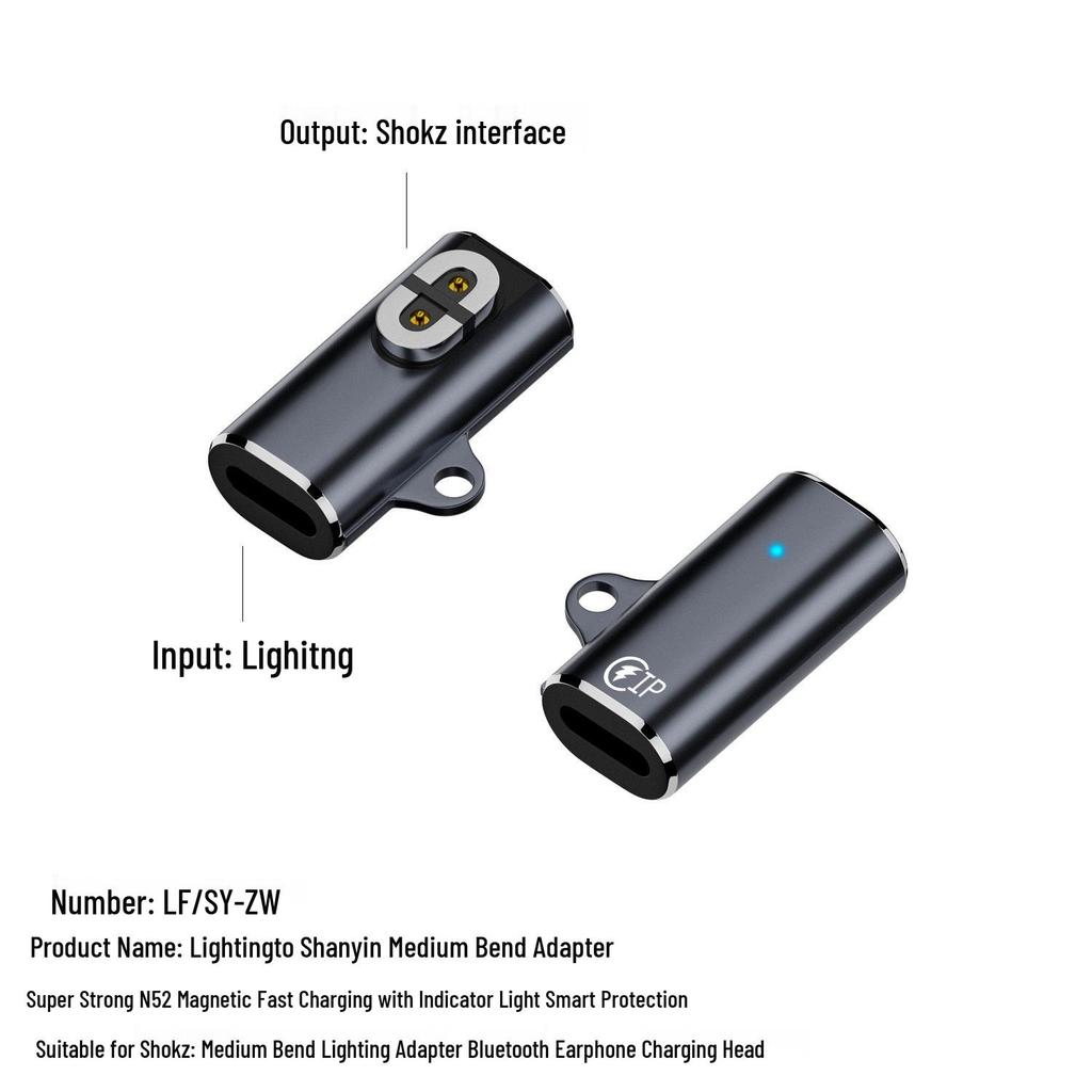 Magnetic Type-C Charging Cable for Shokz AS800/S803/S810 Bone Conduction Bluetooth Headphones