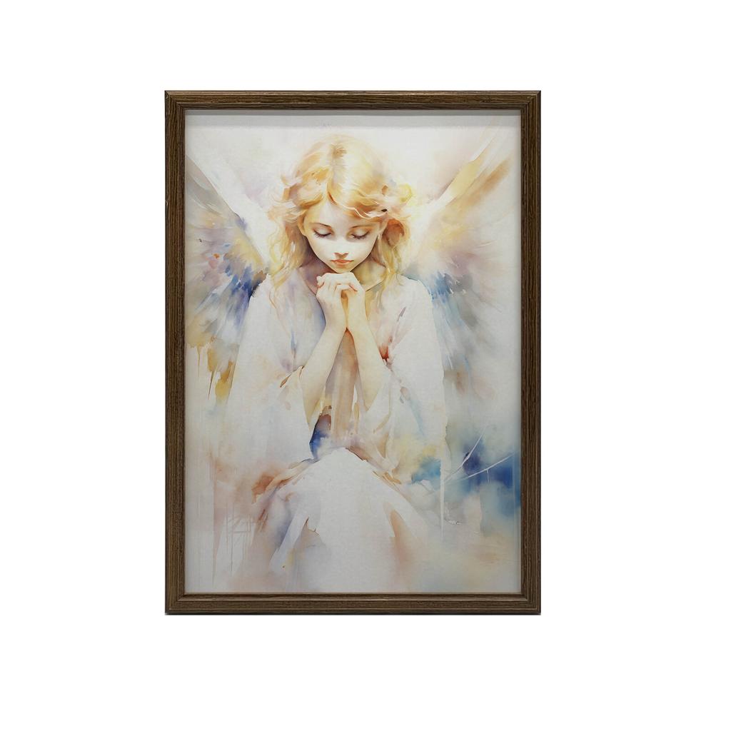 Anioł Modlitwy Anioł Modlitwy, 50X70 Cm, Bez Ramy, Płótno Premium Na Blejtramie