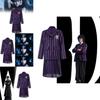 Halloween Cosplay Dress For Women Featuring Wednesday Addams Theme