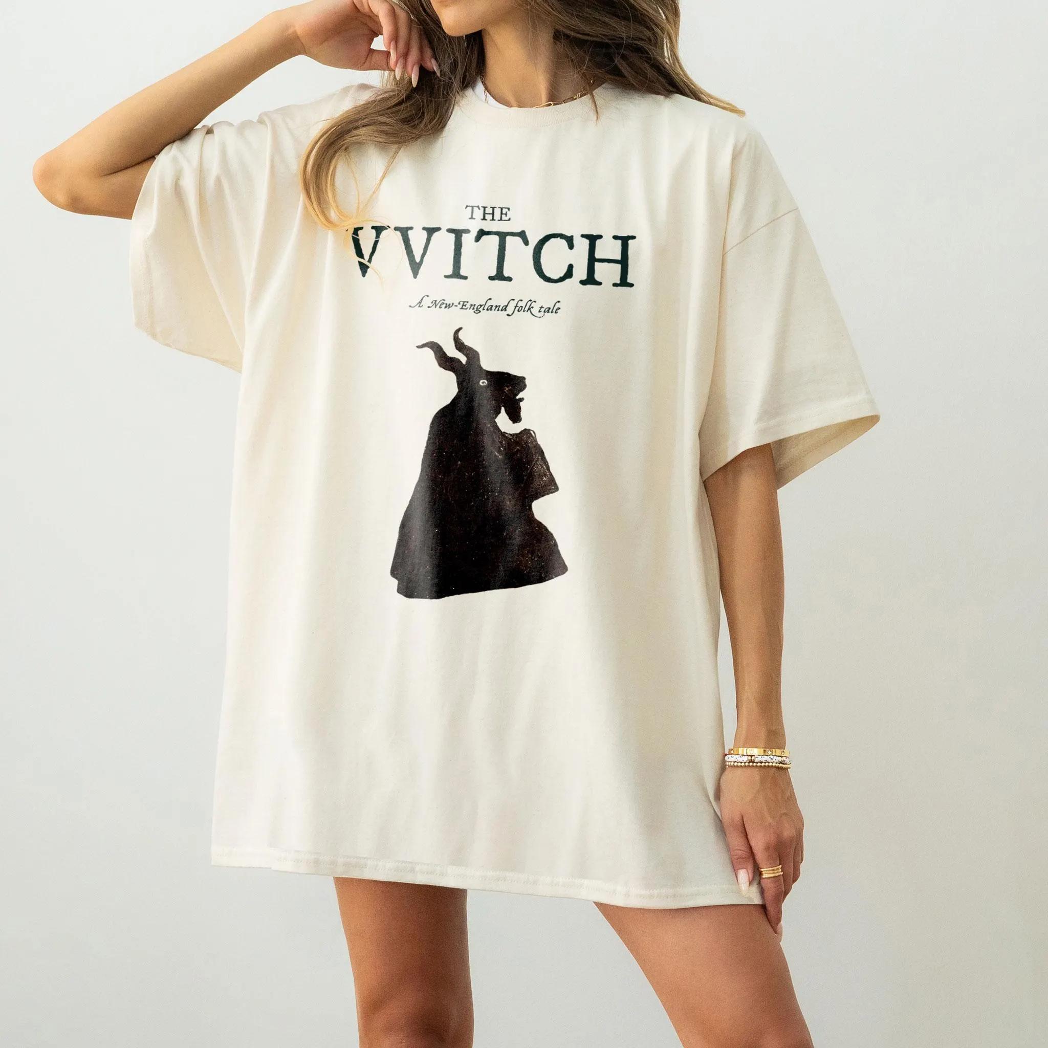 

The Witch T-Shirt A24 Folk Horror Tee Black Phillip Goat Shirt Robert Eggers Inspired Tee Cult Movie Apparel Gift Horror Fan 3XL
