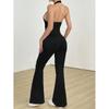 European & American Seamless Hollow-Back Jumpsuit: Summer Hip-Lifting Fitness Bodysuit
