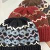 Knitted Wool Hat for Women In Autumn and Winter Versatile Retro Warm Face Showing Small Fashion High End Outdoor Cold Proof Pile Hat