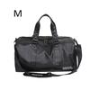 Men's Leather Travel Foldable Portable Shoes Luggage Large Capacity Travel Tote Women Duffle Bag