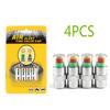 4 pz/lotto 2.0/2.2/2.4 Bar 30/32/36 PSI Monitor Della Pressione Dei Pneumatici Manometro Cap Sensore Indicatore di Allarme Kit di strumenti di monitoraggio