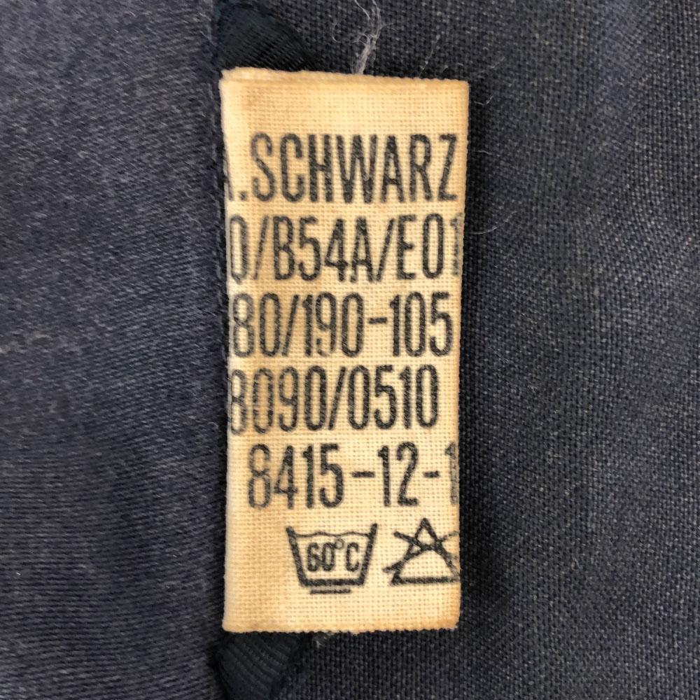 GERMAN MILITARY 80s Wappen Military jacket Navy Old vintage Men's Used