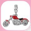 Auto Elettrica Camper Van Scooter Rosa Bicicletta Jeep Moto Ciondoli Perline Adatti a Braccialetti Originali Accessori Gioielli Fai da Te