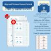 16K Self-Adhesive Transparent Frosted A4 Book Cover: Waterproof, Thick, No-Cut for Primary School Students.