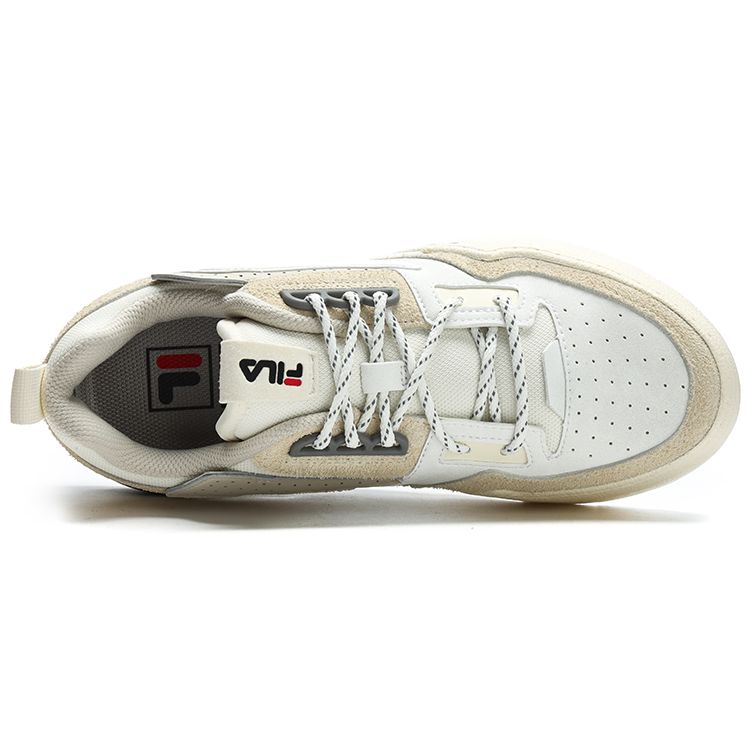 FILA Pala Fabric Synthetic Leather Sport Casual Modern Low-Top Sneakers Women sneakers White F12W311203FBA