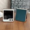Durable Electroplated Leather Texture Phone Case For Samsung Galaxy Z Flip5 Anti-shock