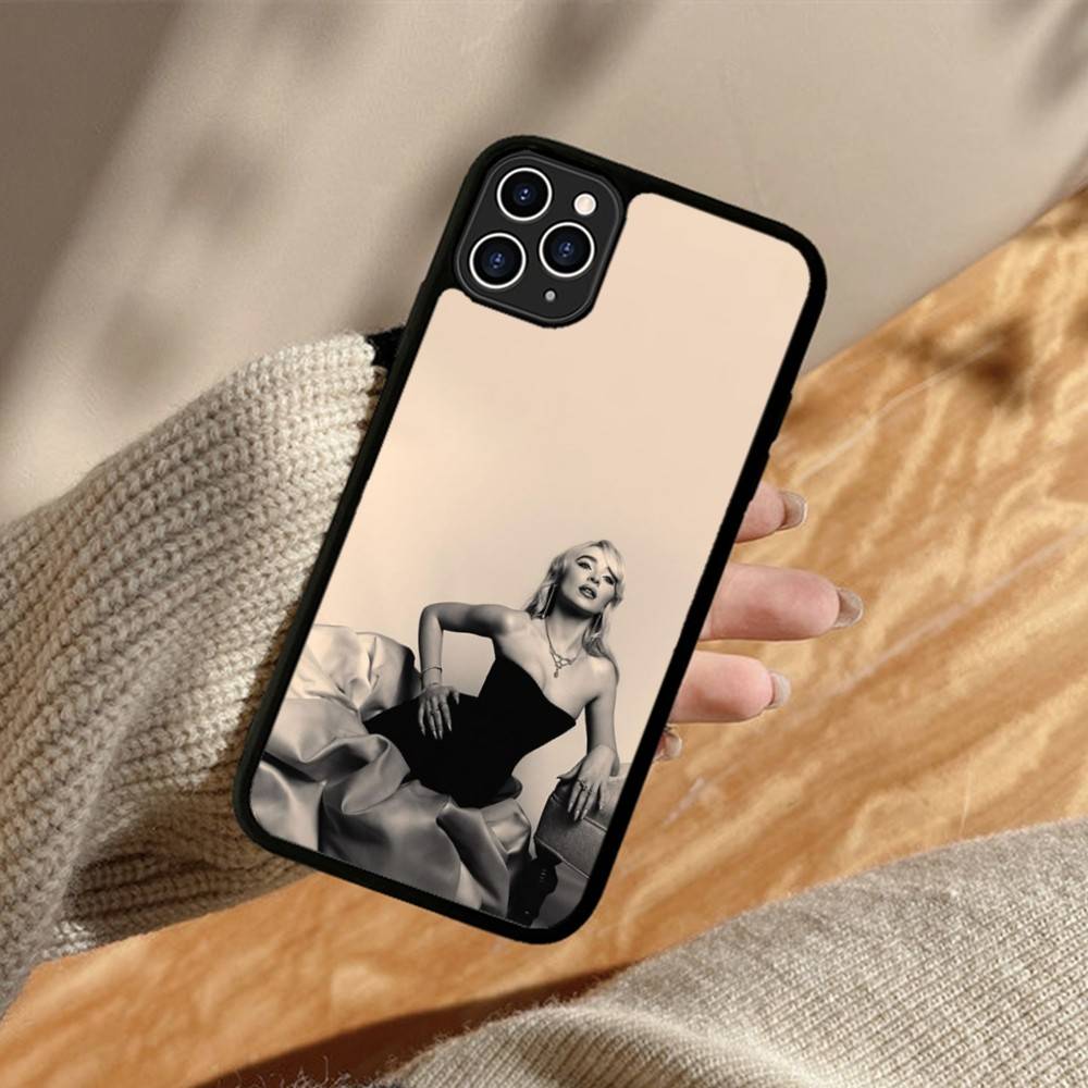 Singer S-Sabrina C-Carpenter Phone Case For iPhone 17 16 15 14 13 12 11 Pro Max Plus PC+TPU Shockproof Back Cover