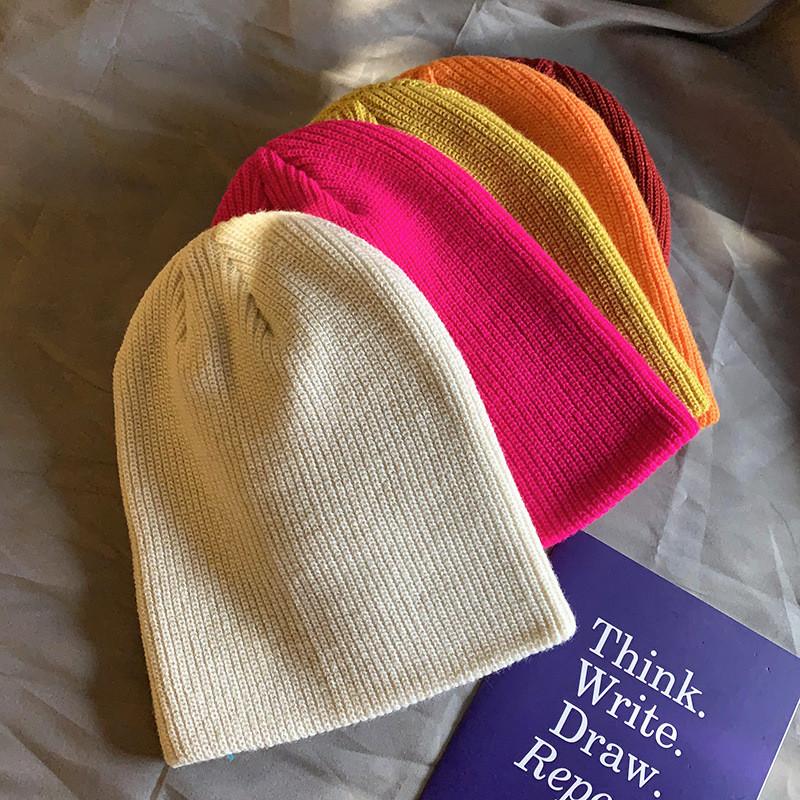 Vintage Knitted Winter Hat With Thick Warm Acrylic For Men And Women