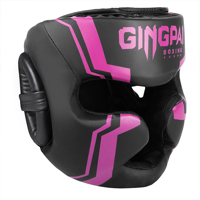 

Boxing Sanda Helmet: Thickened Protective Gear for Muay Thai, Sparring, and Training - Available for Adults and Children. Medium