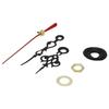 Clock Repair Essential Accessories, Replacement Parts for DIY Wall Clock, Long Spindle Quartz Movement with Metal Hook
