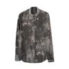 Rizhuo Women's Vintage Print Drop Shoulder Shirt