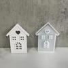 Castle Shape Candle Holder Mold with Base for Making Candle Holder Decor Tealight Holder Ornament, Epoxy Resin Casting