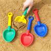 1 PC Foldable Buckets With 1 Shovels Sand Bucket Water Bucket Sandbox Square Summer Party Foldable Pail Bucket Silicone Bucket Kids Beach Toys