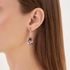 Sparkly Rhinestone Dangle Quartz Stone Zircon Earrings for Women